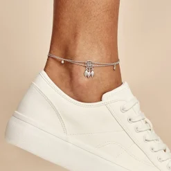 Histoire d'Or Chaîne De Cheville Argent Blanc Tangui Oxydes De Zirconium Clearance