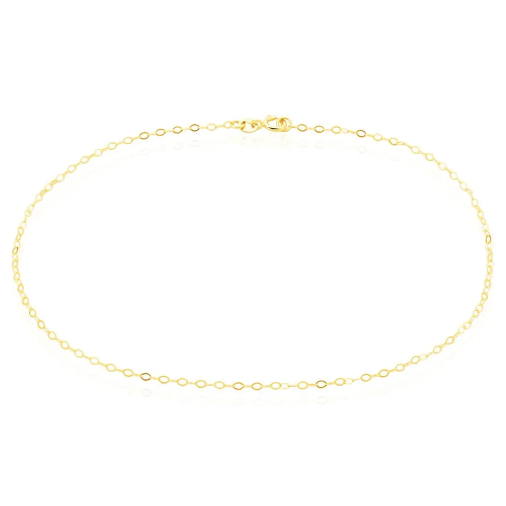 Histoire d'Or Chaîne De Cheville Fiorbes Or Jaune New
