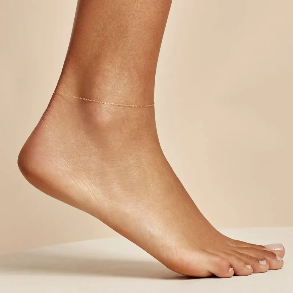 Histoire d'Or Chaîne De Cheville Fiorbes Or Jaune New