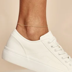 Histoire d'Or Chaîne De Cheville Jahleel Or Jaune New