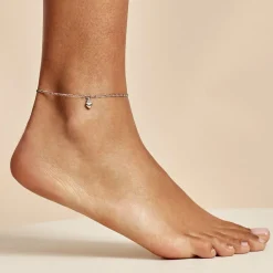 Histoire d'Or Chaîne De Cheville Laurelyn Maille Alternee 1/1 Argent Blanc Online