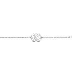 Histoire d'Or Chaîne De Cheville Maylie Argent Blanc