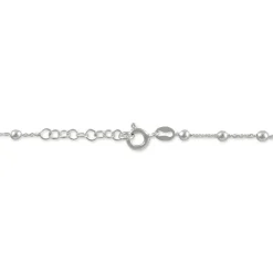 Histoire d'Or Chaîne De Cheville Minia Argent Blanc New