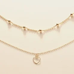 Histoire d'Or Chaîne De Cheville Samanta Or Jaune