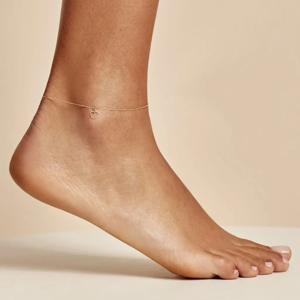 Histoire d'Or Chaîne De Cheville Samanta Or Jaune