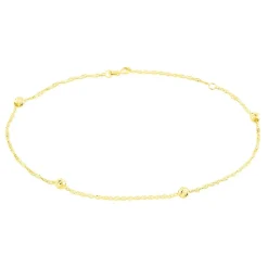 Histoire d'Or Chaîne De Cheville Zahia Or Jaune Best
