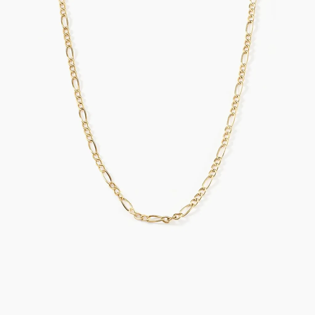 Histoire d'Or Chaîne Esma Maille Alternee 1/3 Or Jaune Sale