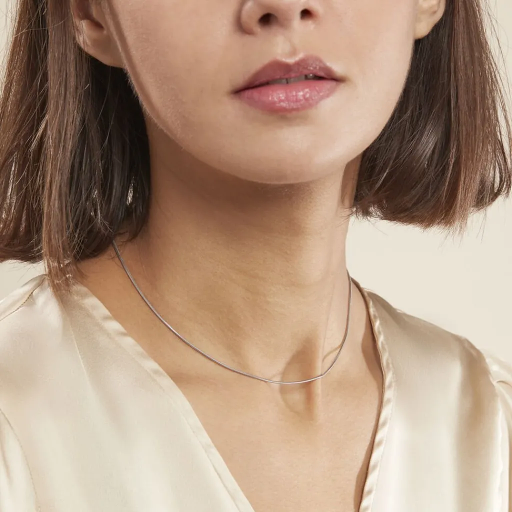 Histoire d'Or Chaîne Geva Argent Blanc Outlet
