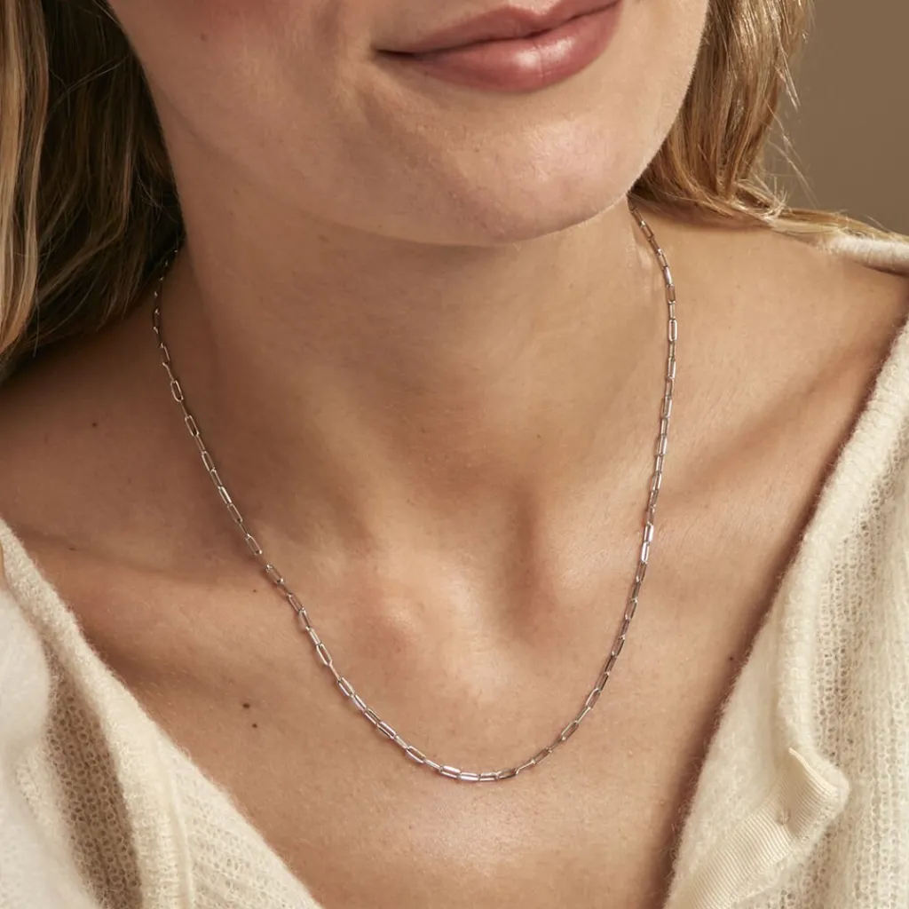 Histoire d'Or Chaîne Havana Argent Blanc New