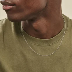 Histoire d'Or Chaîne Igoa Maille Forçat Diamantee Or Blanc Online