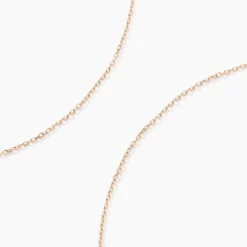 Histoire d'Or Chaîne Igoa Maille Forçat Diamantee or rose Clearance