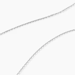 Histoire d'Or Chaîne Igoa Maille Forçat Diamantee Or Blanc Online