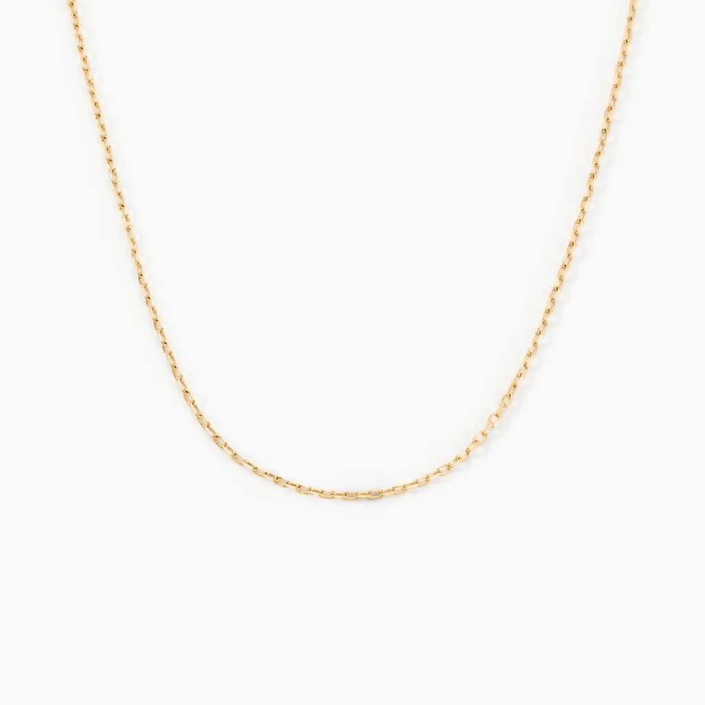 Histoire d'Or Chaîne Igoa Maille Forçat Diamantee Or Jaune Best