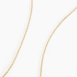 Histoire d'Or Chaîne Igoa Maille Forçat Diamantee Or Jaune Best