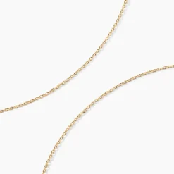 Histoire d'Or Chaîne Igoa Maille Forçat Diamantee Or Jaune Best