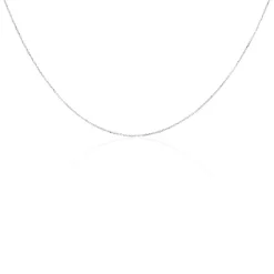 Histoire d'Or Chaîne Igoa Maille Forçat Diamantee Or Blanc Clearance