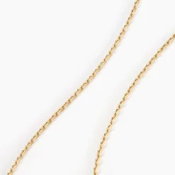 Histoire d'Or Chaîne Igoa Maille Forçat Diamantee Or Jaune Best