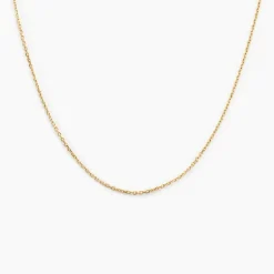 Histoire d'Or Chaîne Igoa Maille Forçat Diamantee or jaune Outlet