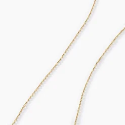 Histoire d'Or Chaîne Igoa Maille Forçat Diamantee or jaune Outlet