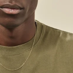 Histoire d'Or Chaîne Igoa Maille Forçat Diamantee or jaune Outlet