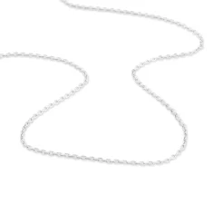 Histoire d'Or Chaîne Igoa Maille Forçat Diamantee or blanc New