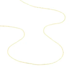 Histoire d'Or Chaîne Igoa Maille Forçat Diamantee Or Jaune