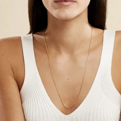 Histoire d'Or Chaîne Igoa Maille Forçat Diamantee Or Jaune Discount