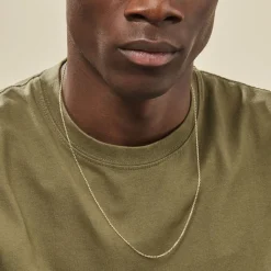 Histoire d'Or Chaîne Igoa Maille Forçat Diamantee Or Jaune Online