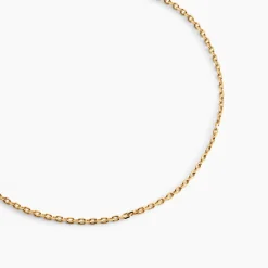 Histoire d'Or Chaîne Igoa Maille Forçat Diamantee Or Jaune Clearance