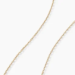 Histoire d'Or Chaîne Igoa Maille Forçat Diamantee Or Jaune Outlet