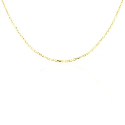 Histoire d'Or Chaîne Igoa Maille Forçat Diamantee Or Jaune New