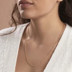 Histoire d'Or Chaîne Igoa Maille Forçat Diamantee Or Jaune Clearance