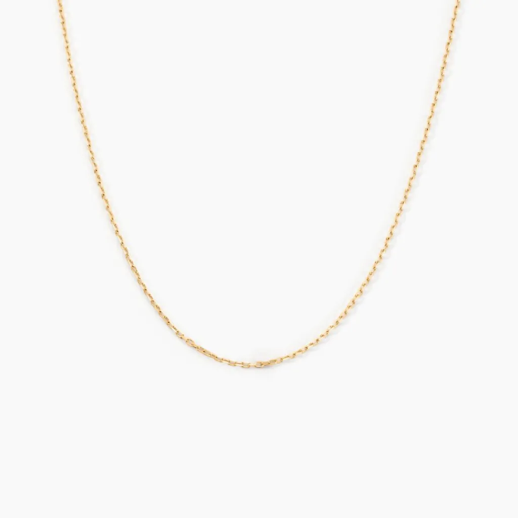 Histoire d'Or Chaîne Igoa Maille Forçat Diamantee Or Jaune Hot