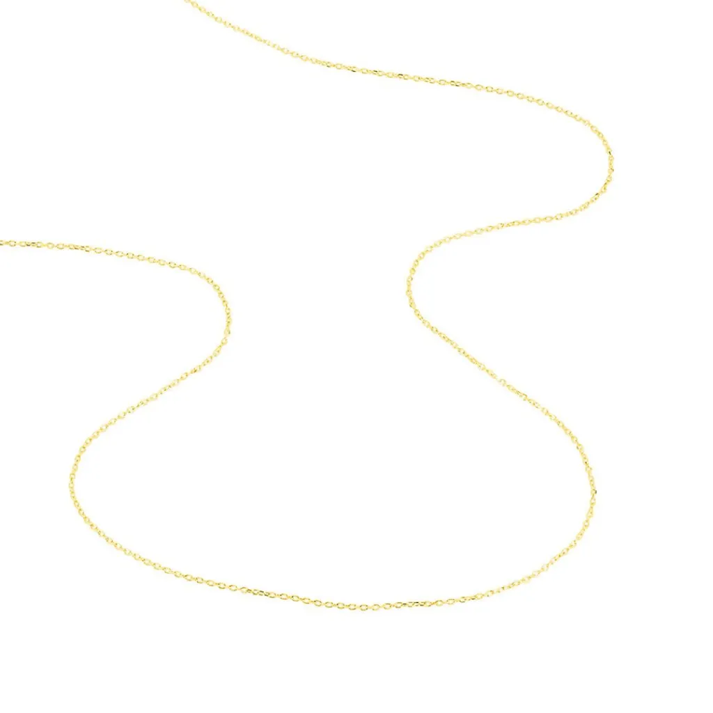Histoire d'Or Chaîne Igoa Maille Forçat Diamantee Or Jaune Hot