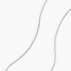 Histoire d'Or Chaîne Igoa Maille Forçat Diamantee Or Blanc Online