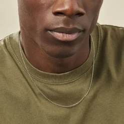 Histoire d'Or Chaîne Ilan Maille Forçat Ronde Or Blanc Sale