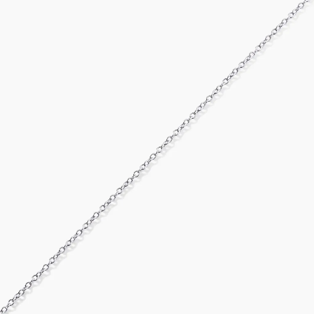 Histoire d'Or Chaîne Ilan Maille Forçat Ronde Or Blanc