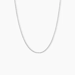 Histoire d'Or Chaîne Ilan Maille Forçat Ronde Or Blanc