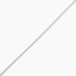Histoire d'Or Chaîne Imad Maille Gourmette or blanc Clearance