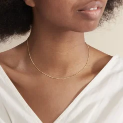 Histoire d'Or Chaîne Imad Maille Gourmette or jaune Sale