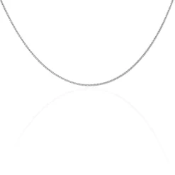 Histoire d'Or Chaîne Imad Maille Gourmette or blanc Sale