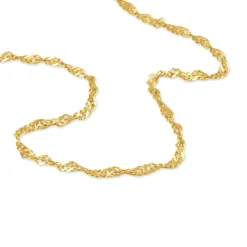 Histoire d'Or Chaîne Imanie Maille Singapour Or Jaune Clearance