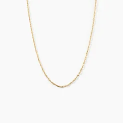 Histoire d'Or Chaîne Imanie Maille Singapour Or Jaune Best