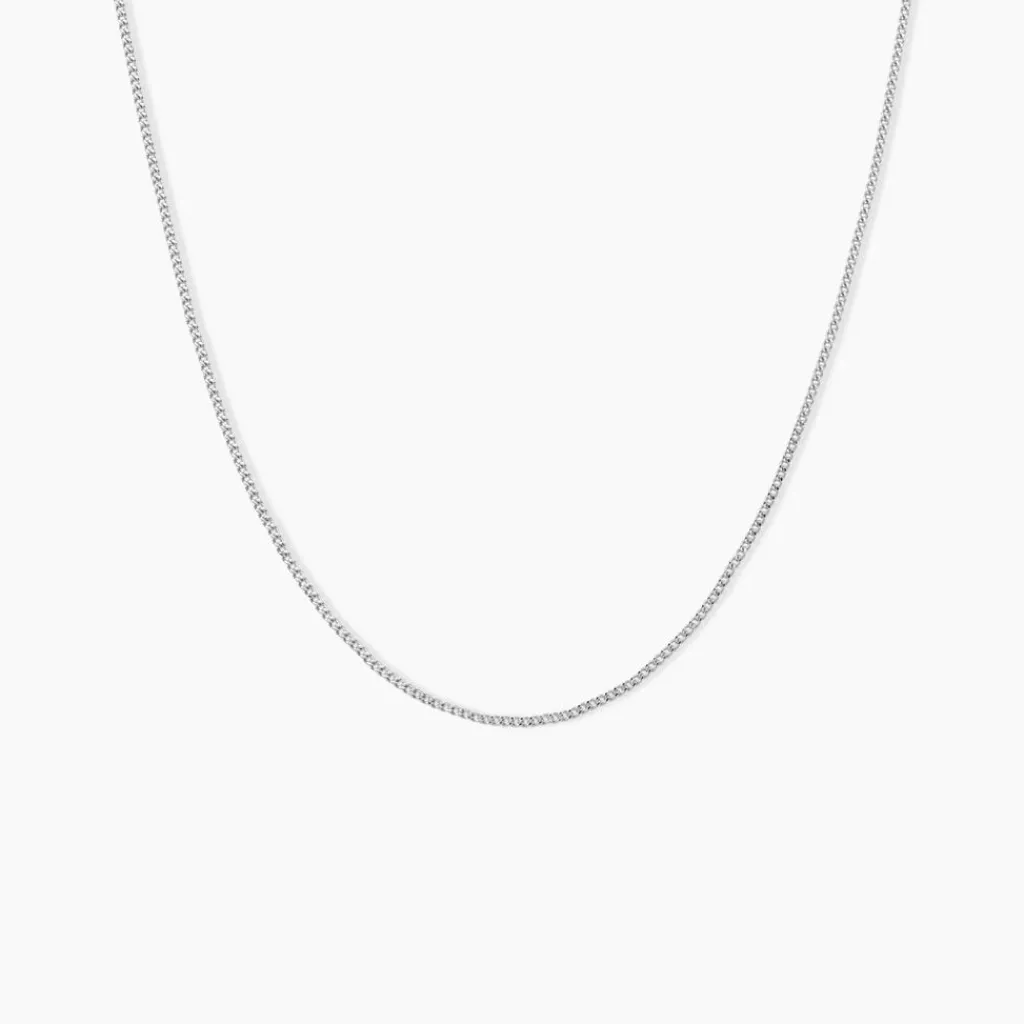 Histoire d'Or Chaîne Iris Maille Gourmette or blanc New