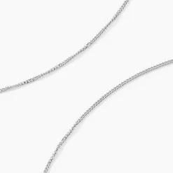 Histoire d'Or Chaîne Iris Maille Gourmette or blanc