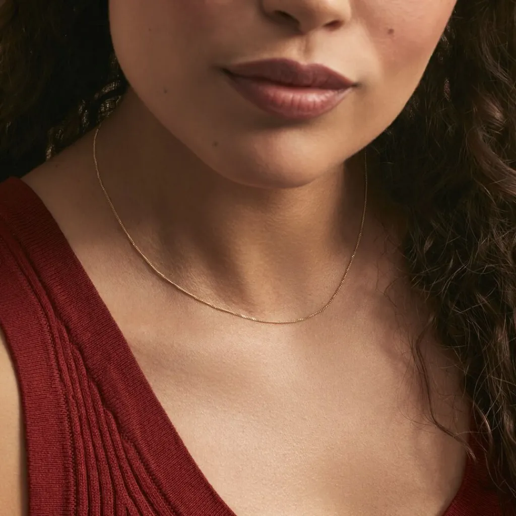 Histoire d'Or Chaîne Iris Maille Gourmette or jaune Hot