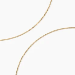 Histoire d'Or Chaîne Ixia Maille Gourmette Diamantee Or Jaune Hot