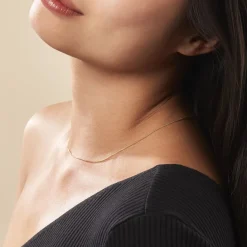 Histoire d'Or Chaîne Ixia Maille Gourmette Diamantee Or Jaune Hot