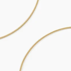 Histoire d'Or Chaîne Ixia Maille Gourmette Diamantee Or Jaune