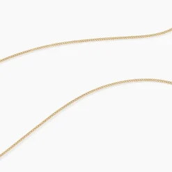 Histoire d'Or Chaîne Ixia Maille Gourmette Diamantee Or Jaune Discount